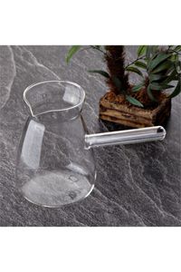 MNZ-1000 ml Mega-Größe- 12 Tassen Fassungsvermögen- Borosilikatglas- feuerfeste Kaffeekanne aus Glas- Fma968203- THN75207