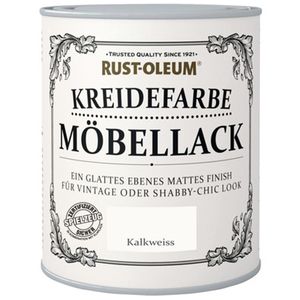 Rust Oleum Shabby Kreidefarbe Möbellack Kalkweiss mattes Finish 750ml