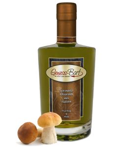 Steinpilz Olivenöl aus Italien 0,5L sehr aromatisch kaltgepresst extra vergine