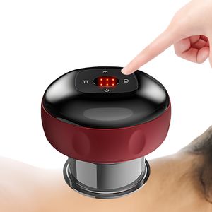2-in-1 Elektrisches Schroepftherapie-Massagegeraet, intelligentes Gua Sha-Werkzeug mit automatischem Timer, 12 Temperatur- und Saugstufen, einstellbar, kabelloser Typ-C-Akku mit 1800 mAh, Schroepfgeraet, Muskelentspanner