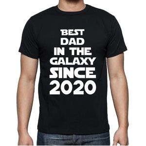 Herren Grafik T-Shirt Der beste Vater in der Galaxie seit 2020 – Best Dad in the Galaxy Since 2020 – Geschenk 4. Geburtstag Jahrestag 4 Jahre Jubiläum