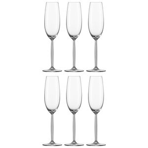 Schott Zwiesel 104100 Diva pohár na šampanské, 220 ml, v 25,3 cm, číry (6 kusov)