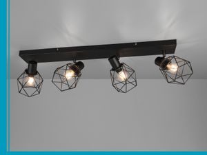 Industrielampen Deckenstrahler Gitterlampen Deckenleuchte Industrial Flurlampen