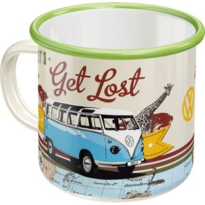 Nostalgic-Art - Emaille-Becher - Volkswagen - VW Bulli - Let's Get Lost