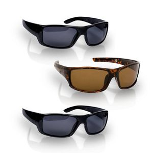 HD Polar View - polarisierte Sonnenbrille für Damen & Herren - Brillen Set 2 Stk in schwarz & 1 Stk in braun - Brillengläser mit UV400 Schutz der Kategorie 3 - Uni Modell mit Brillenetui & Putztuch