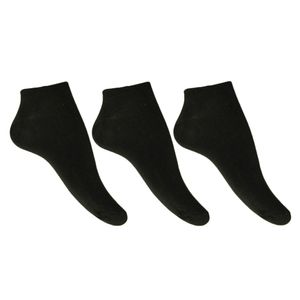Simply Essentials - Dámské ponožky s bambusovým vláknem (3 balení) 1584 (37 EU-40,5 EU) (Black)