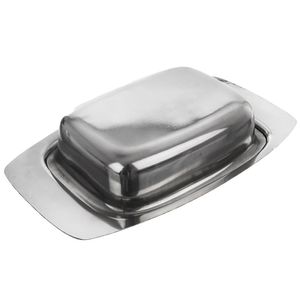 Orion Butterdose Butter-Behälter aus Stahl mit Deckel