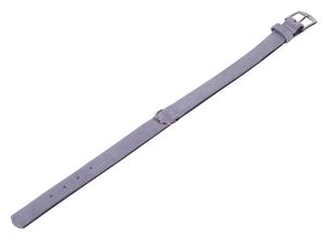 Nobby Halsband "VELOURS" 42 cm (33-39 cm); 19/21 mm, grau (Plume)