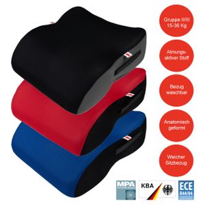 Autositzerhöhung Kindersitz Autositz Safari von United Kids Gruppe II/III (15-36 kg), Farbe:Schwarz-Grau Autositzerhöhung Kindersitz Autositz Safari von United Kids Gruppe II/III (15-36 kg), Farbe:Schwarz-Grau