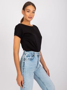 Basic Feel Good Kurzarm-T-Shirt für Frauen Manal schwarz S