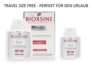 Bioxsine Travel Set Size Shampoo normales und trockenes Haar für Frau und Mann