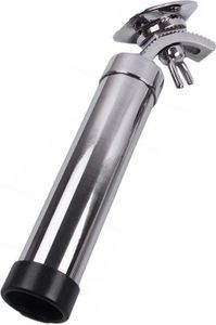Angelrutenhalter - 360 drehbarer Edelstahl Rutenhalter fr Schiene - Ideal fr Marineboote und Yachten