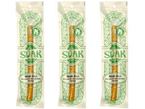 SWAK Miswakholz Siwak Sewak Zahnpflegeholz Naturzahnbürste vakuumverpackt – 3 Stück