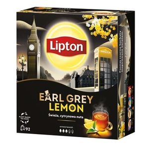 Lipton Earl Grey Zitrone Schwarzer Tee (92 Beutel)