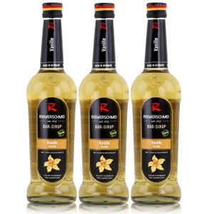 Riemerschmid Bar-Sirup Vanille 0,7L - Cocktails Milchshakes (3er Pack)