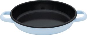 Riess Emaille Eier-Servierpfanne Ø 22 cm Backemaille Blau