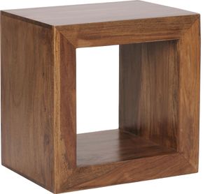 Standregal Massivholz Sheesham 44cm hoch Cube Regal Design Holzregal Naturprodukt Beistelltisch Landhausstil Standregal Massivholz Sheesham 44cm hoch Cube Regal Design Holzregal Naturprodukt Beistelltisch Landhausstil