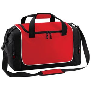 Quadra Teamwear Locker Sporttasche, 30 l (2 Stück/Packung) BC4443 (Einheitsgröße) (Rot/Schwarz/Weiß)