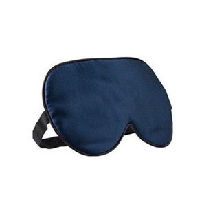 Schlafmaske - 100% Reine Seide - dunkelblau