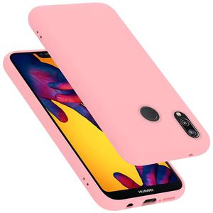 Cadorabo Case pro Huawei P20 LITE / NOVA 3E in LIQUID PINK Flexibilní TPU silikonový kryt Ultra Slim Soft Back Cover Pouzdro Bumper