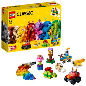 LEGO 11002 Classic Bausteine - Starter Set, Lernspielzeug mit Bausteinen ab 4 Jahre, Konstruktionsspielzeug, Baukasten