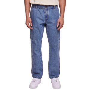 Pánské džíny Urban Classics Straight Leg Cargo Jeans light blue washed - 31