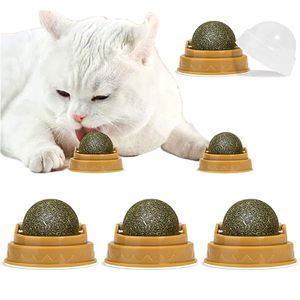 3 Stück katzenminze ball Katzenspielzeug, Rotierend katzenminze ball