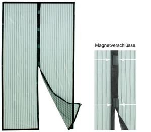 Insektenschutzvorhang mit Magneten 210 cm x 100 cm