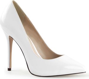 AMUSE-20 Damen Pumps von Pleaser, Weiß  , EU 40, US 10