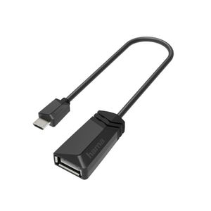 USB-OTG-Adapter, Micro-USB-Stecker - USB-Buchse, USB 2.0, 480 Mbit/s (00200308)