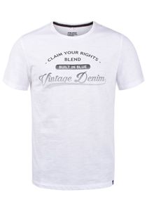BLEND BHPillo Herren T-Shirt Kurzarm Shirt mit Print und Rundhalsausschnitt