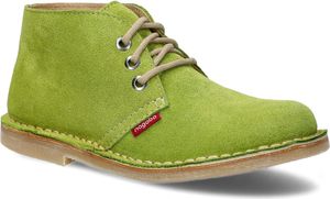 NAGABA Boots Herren Lederschuhe mit Leder-Einlegesohle, Grün, 45