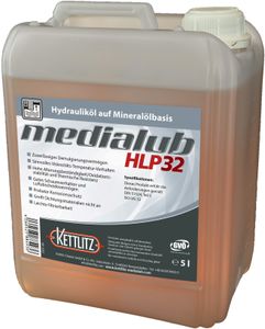 KETTLITZ-Medialub HLP 32 Hydrauliköl auf Mineralölbasis - 5 Liter Gebinde