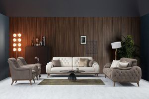 Designer Sofagarnitur 3+3+1+1 Sitzer Wohnzimmer Set Modern von 4tlg neu JVmoebel