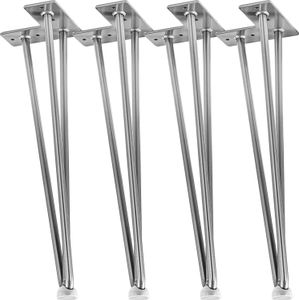 4er Set Haarnadelbeine Tischbeine Möbelfüße Möbelbeine Haarnadel Hairpin Legs