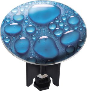 WENKO Pluggy® XL Waschbecken DROPS Stöpsel Abfluss Stopfen Bad Gäste WC Küchen