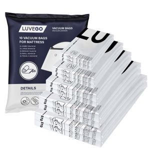 Vakuové sáčky Luvego na oblečení a přikrývky - 10 vakuových sáčků různých velikostí