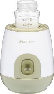 Bebeconfort Express Elektrischer Flaschenwärmer, Flaschenwärmer für Unterwegs, Flaschenwärmer fürs Baby, Weiß & Grün