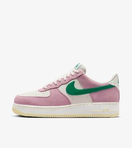 Nike Air Force 1 '07 LV8 "Medium Soft Pink Malachite", růžová/zelená, Velikost: 47