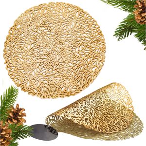 Tischsets Rund Untersetzer Platzset 38 Cm Platzmatte Tischmatte Kupfer Tischsets Rund Untersetzer Platzset 38 Cm Platzmatte Tischmatte Kupfer