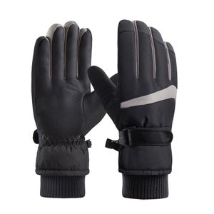 Rukavice pro muže, lyžařské rukavice Cold Touch, nepromokavé teplé rukavice, černé