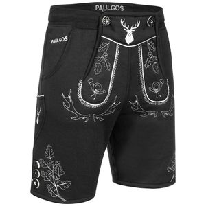 PAULGOS Herren Trachten Jogginghose - Design Trachten Lederhose - JOK5 - in 3 Farben erhältlich - Größe S - 5XL PAULGOS Herren Trachten Jogginghose - Design Trachten Lederhose - JOK5 - in 3 Farben erhältlich - Größe S - 5XL