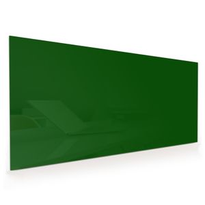 Küchenrückwand Spritzschutz Glas mit Motiv Dunkelgrüner Hintergrund I 40 x 40 cm