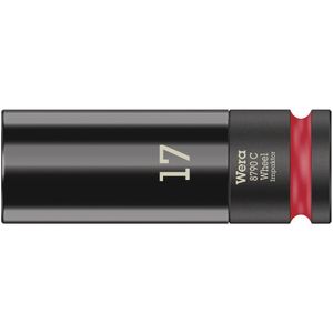 Wera 8790 C, Rázová hlavica, Čierna, 1 hlava/hlavy, 1/2", Metrický, 17 mm