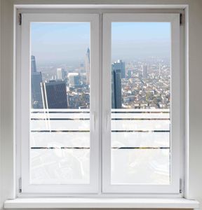 INDIGOS UG Sichtschutzfolie Fensterfolie Glasdekorfolie Dynamische Streifen satiniert blickdicht ORACAL® - 1200mm Breite x 500mm Höhe INDIGOS UG Sichtschutzfolie Fensterfolie Glasdekorfolie Dynamische Streifen satiniert blickdicht ORACAL® - 1200mm Breite x 500mm Höhe
