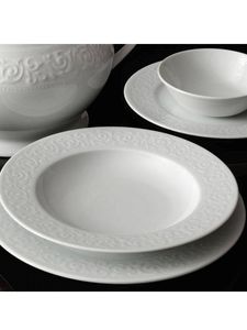 Heritage, Kütahya Porselen,(24 Stücke), Abendessen , Weiß, 100% Porzellan