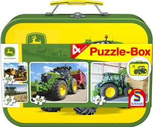 Puzzlebox John Deere 2x60 und 2x100T Metallkoffer