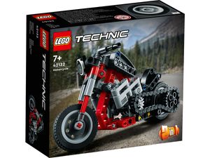 LEGO 42132 Technic Chopper Abenteuer-Bike, 2-in-1 Bausatz, Motorrad-Spielzeug, kreatives Geschenk für Jungen und Mädchen ab 7 Jahren, Fahrzeug-Set