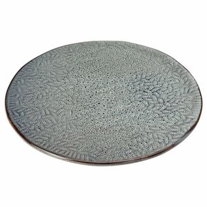 LEONARDO Matera, Kuchenplatte, Keramik, Grau, Rund, 34 cm, 20 mm