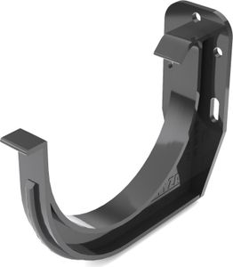BRYZA PVC žľabový hák Ø 75 mm, čierny RAL 9005